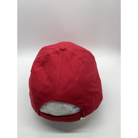 McCain Palin 2008 Red Adjustable Adult Baseball Cap Hat Hook-Loop Election GOP - Picture 9 of 16